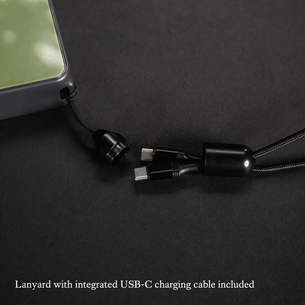 10000 mAh Portable Power Bank with Built-in Charging Cord X156