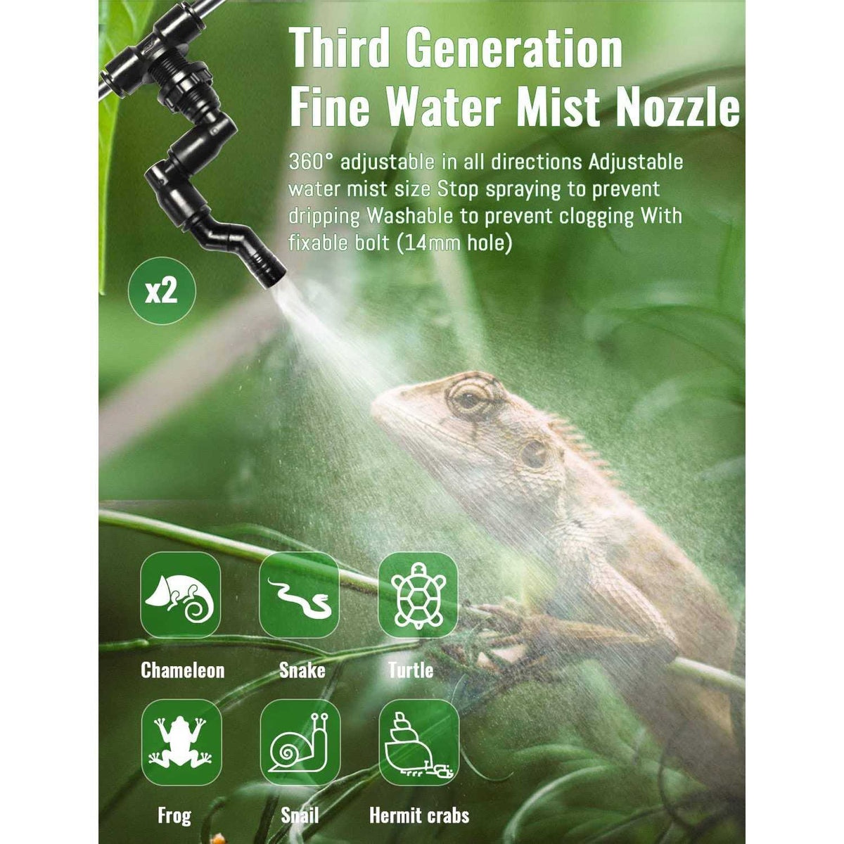 Reptile Misting System with Timer B200