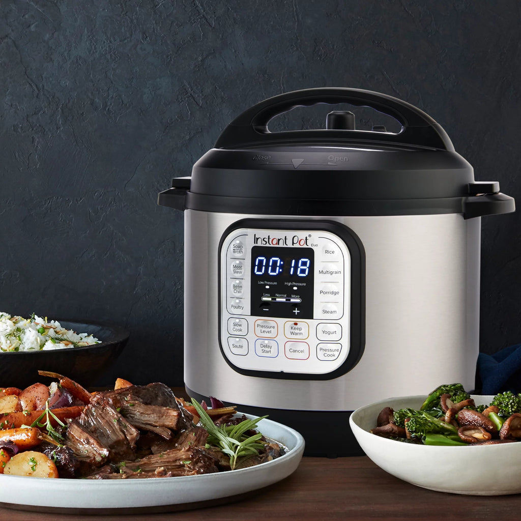7-in-1 Electric Pressure Cooker, Stainless Steel, 8 Quart B44058
