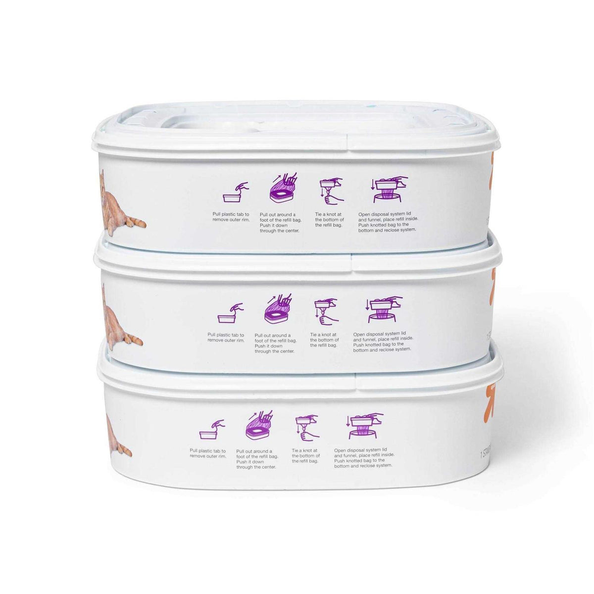 Litter Pail Refills Cat Waste H48135