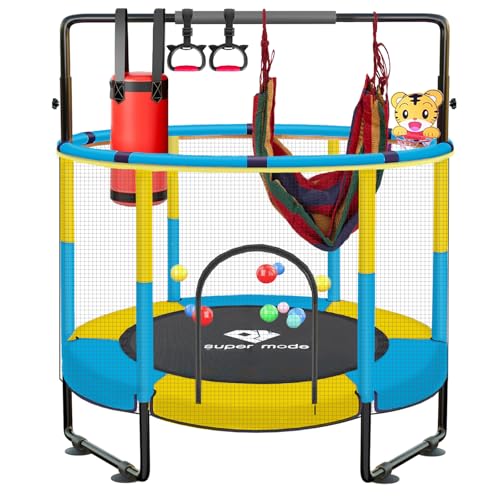 5FT Toddler Trampoline with Enclosure Net W2732
