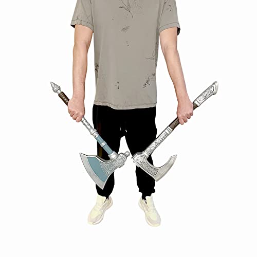 23.5 Inch Foam Viking Axe Set V9140