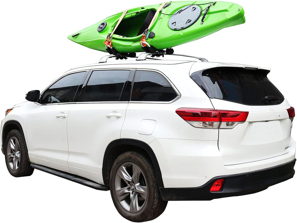 Folding Kayak Rack J-Bar Carrier with Ratchet Straps Pack of 2 Y5703