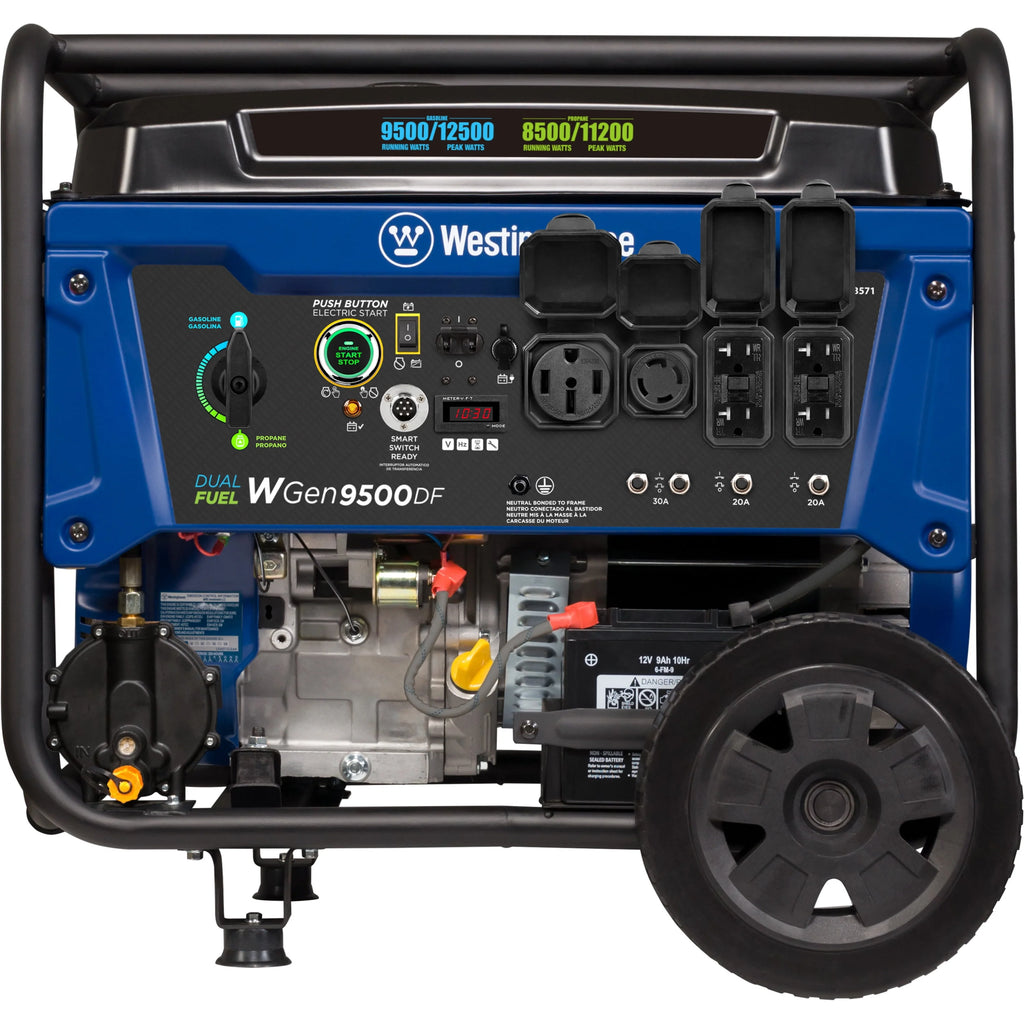 12,500 Peak Watt Dual Fuel Portable Generator with Electric Start T5062