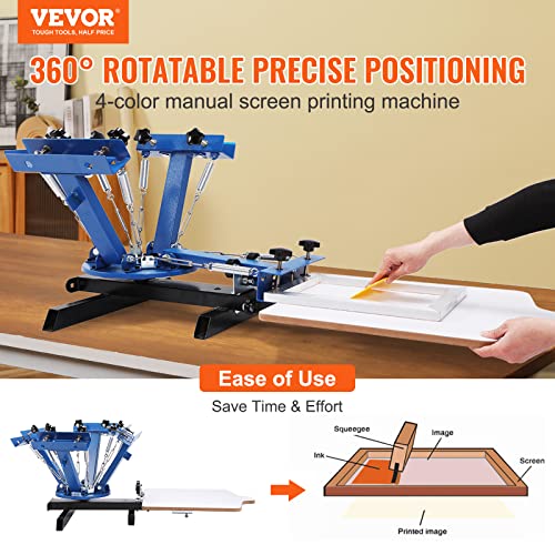 1 Color 1 Station Screen Printing Press, 21.2x17.7in M108228
