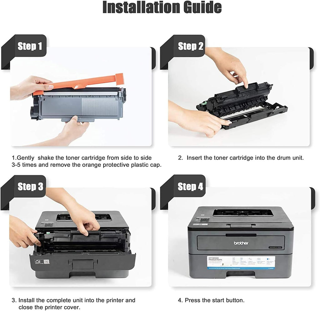 Remanufactured Toner Cartridge Replacement 4-Pack J6948