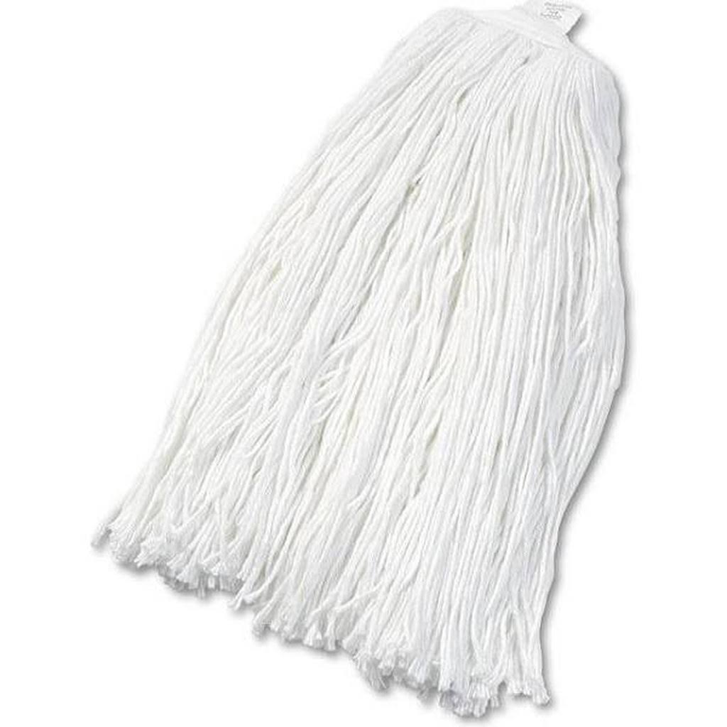 White Rayon Cut-End Wet Mop Head, 12/Carton X644563