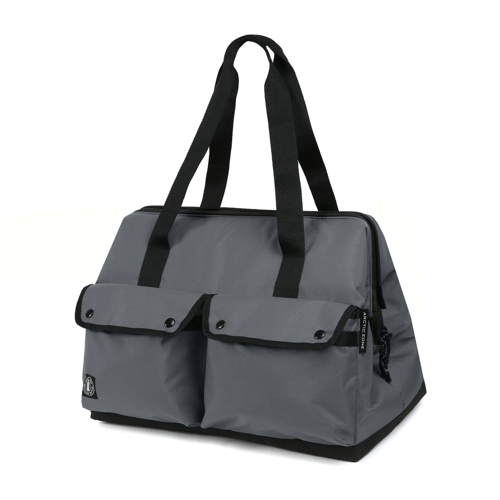 50 Can Insulated Picnic Satchel Gray M616141