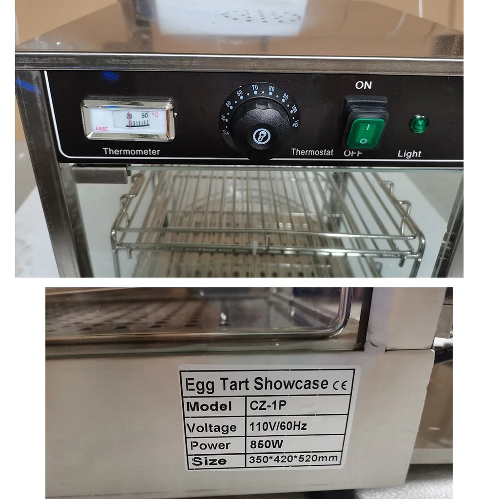 3 Layers Electric Food Warmer Display Case 850W T179