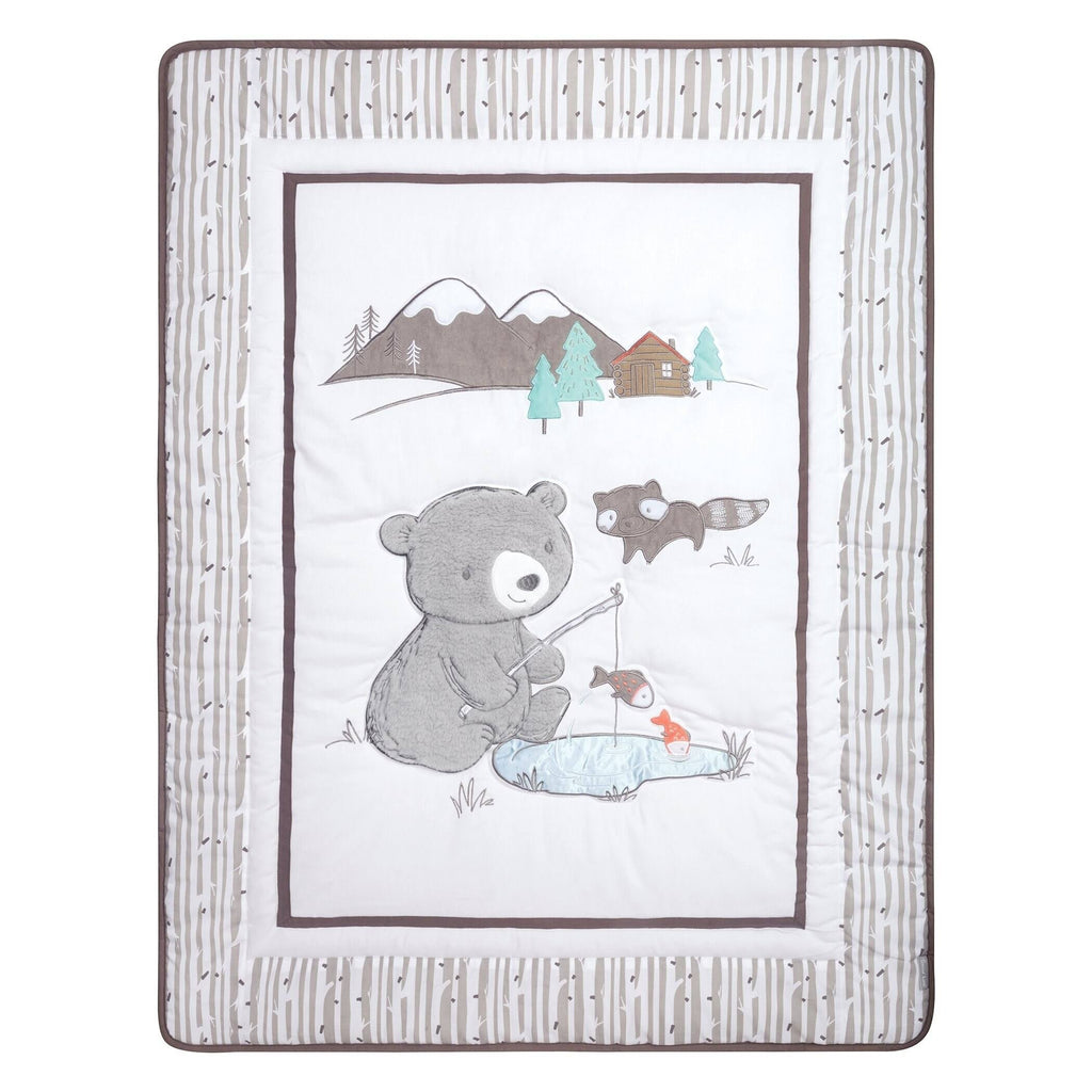 3 Piece Crib Bedding Set T154