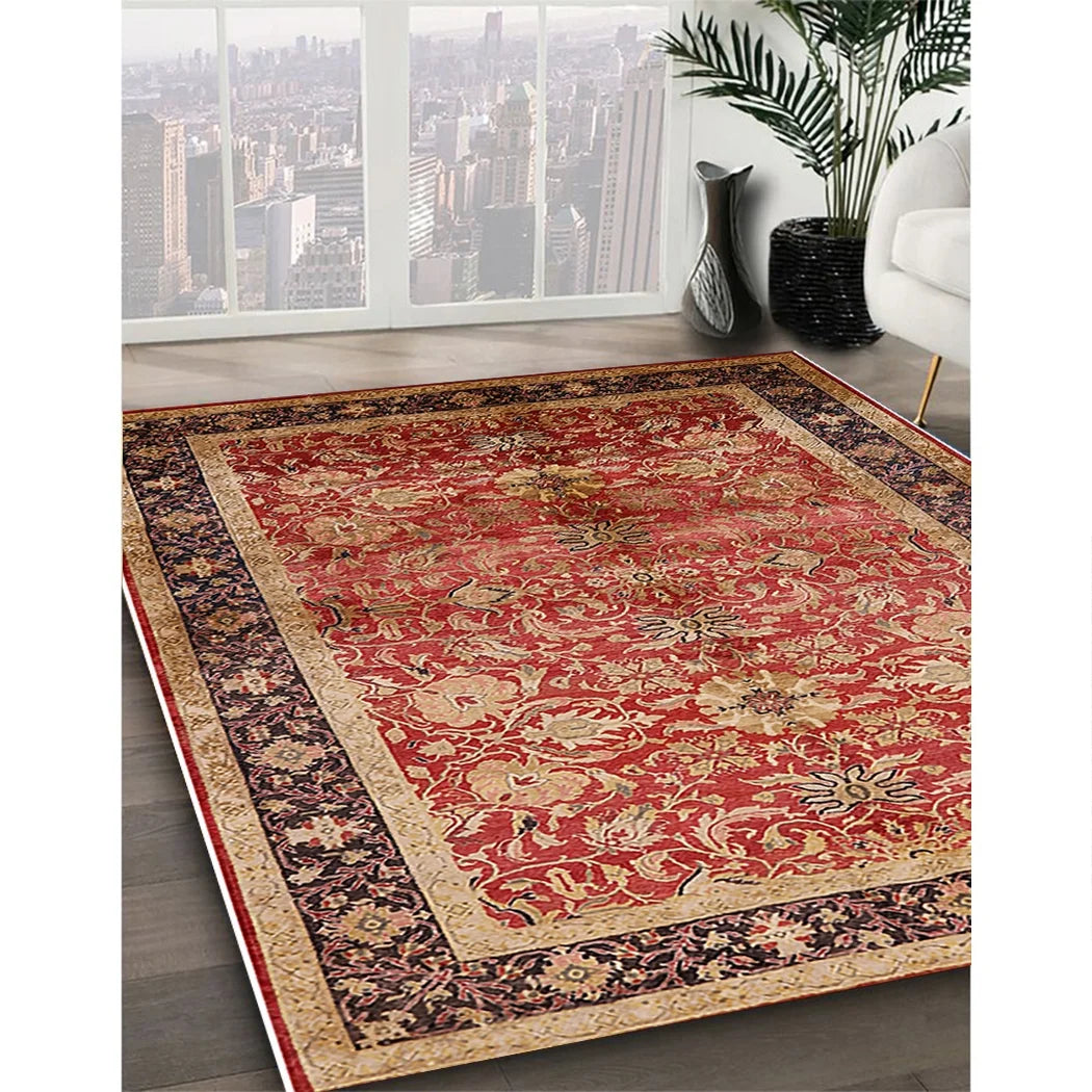 Brown Sand Oriental Area Rug R37021