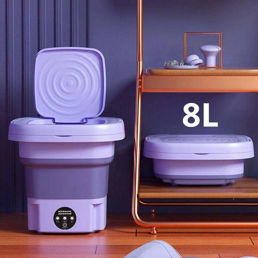 8L Folding Portable Mini Washing Machine K9508