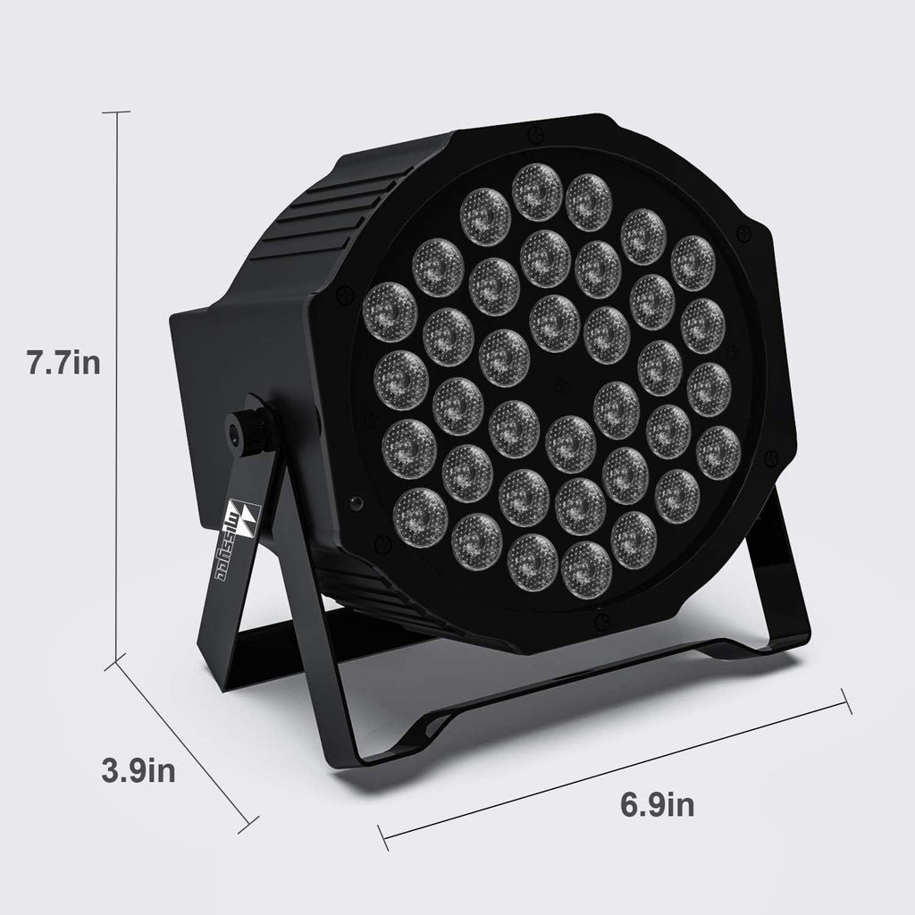 36 RGB LED Stage Lights with Remote Control (8 Pack) C282