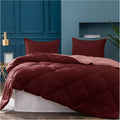 Twin Reversible Comforter Set with Down Alternative Filling K26358