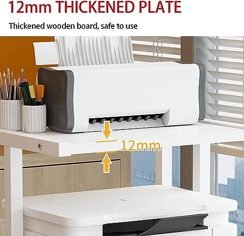 2 Tier Printer Stand with Wheels E846