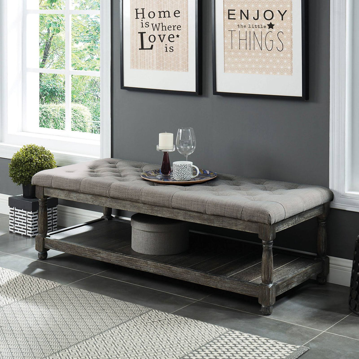 Gray Bench V295