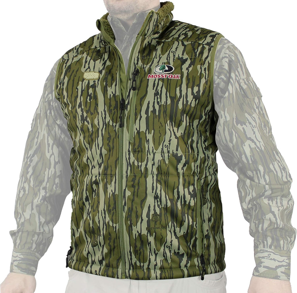 Camo Berber Fleece Lined Hunting Vest V337