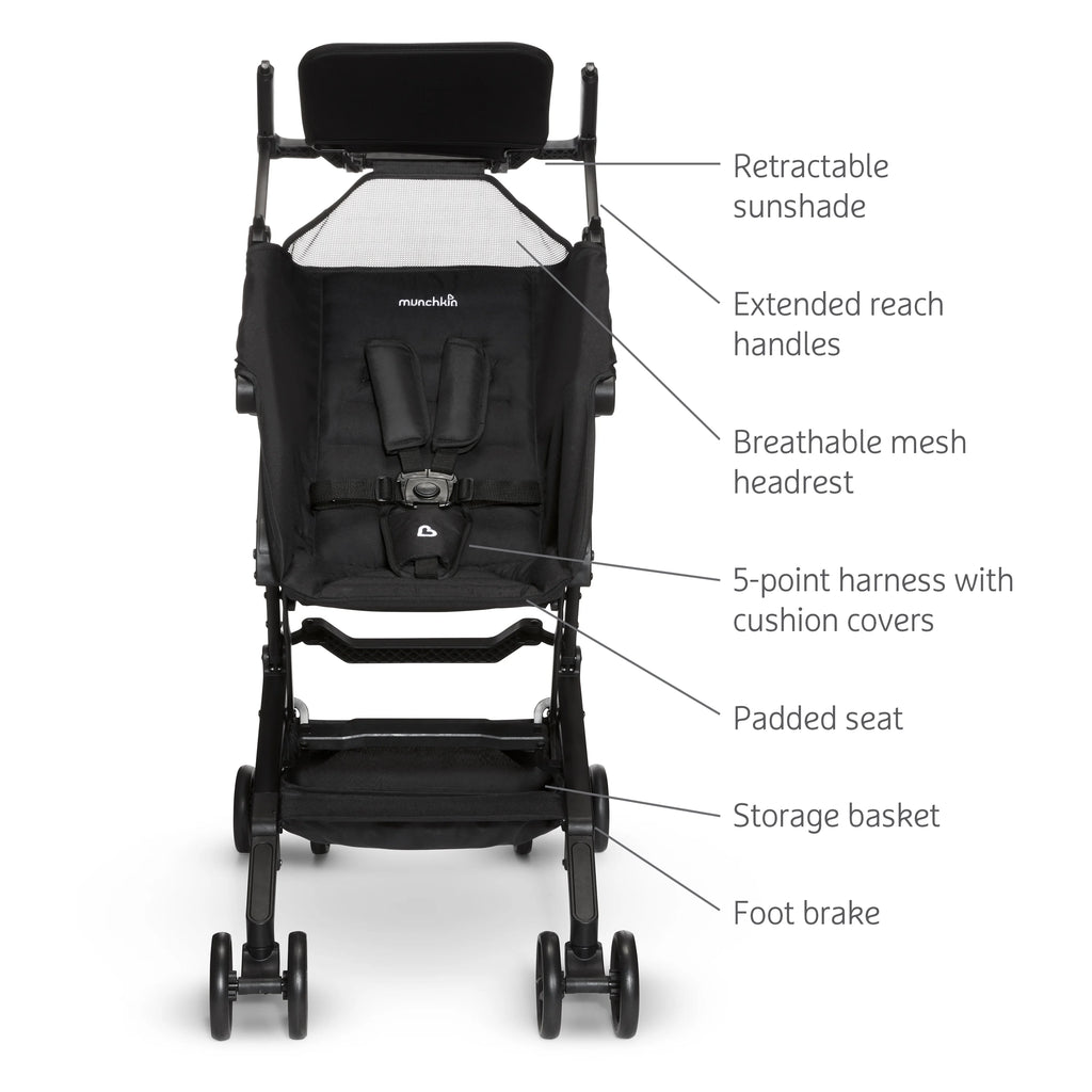 Ultra Compact Lightweight Travel Stroller, Black T66224