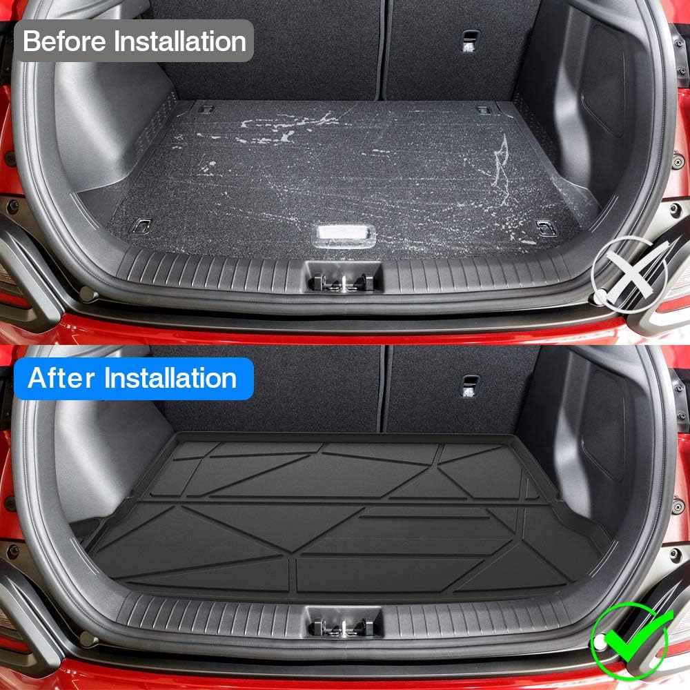 Cargo Trunk Liner Floor Mat TPO Pack of 2 Z83625