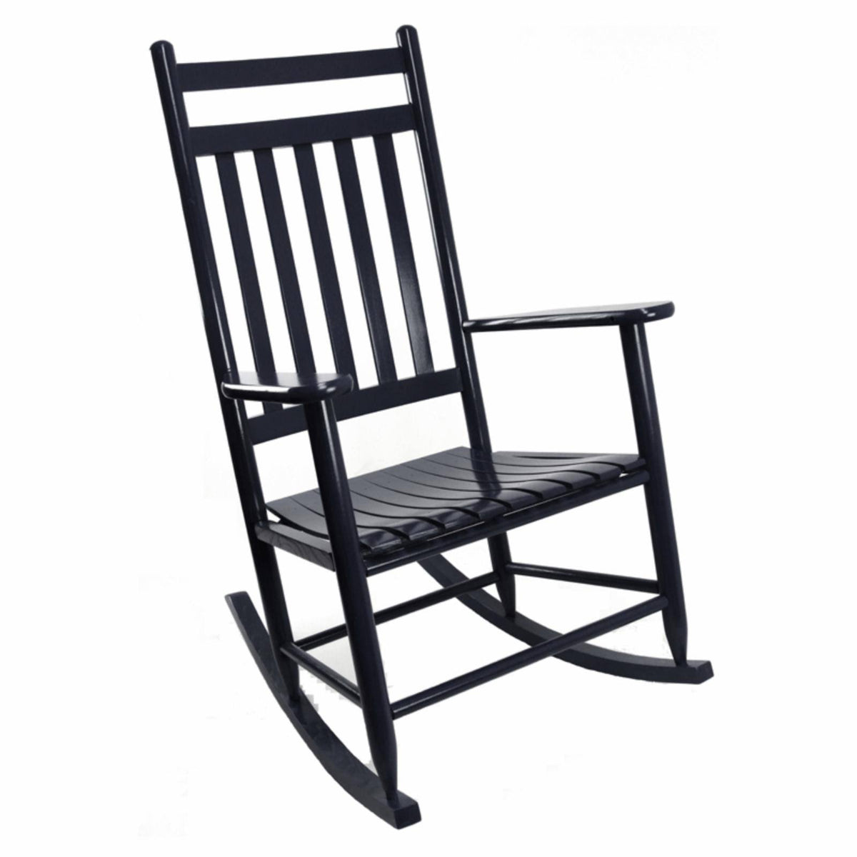Coastal Pink Wood Rocking Chair T61442