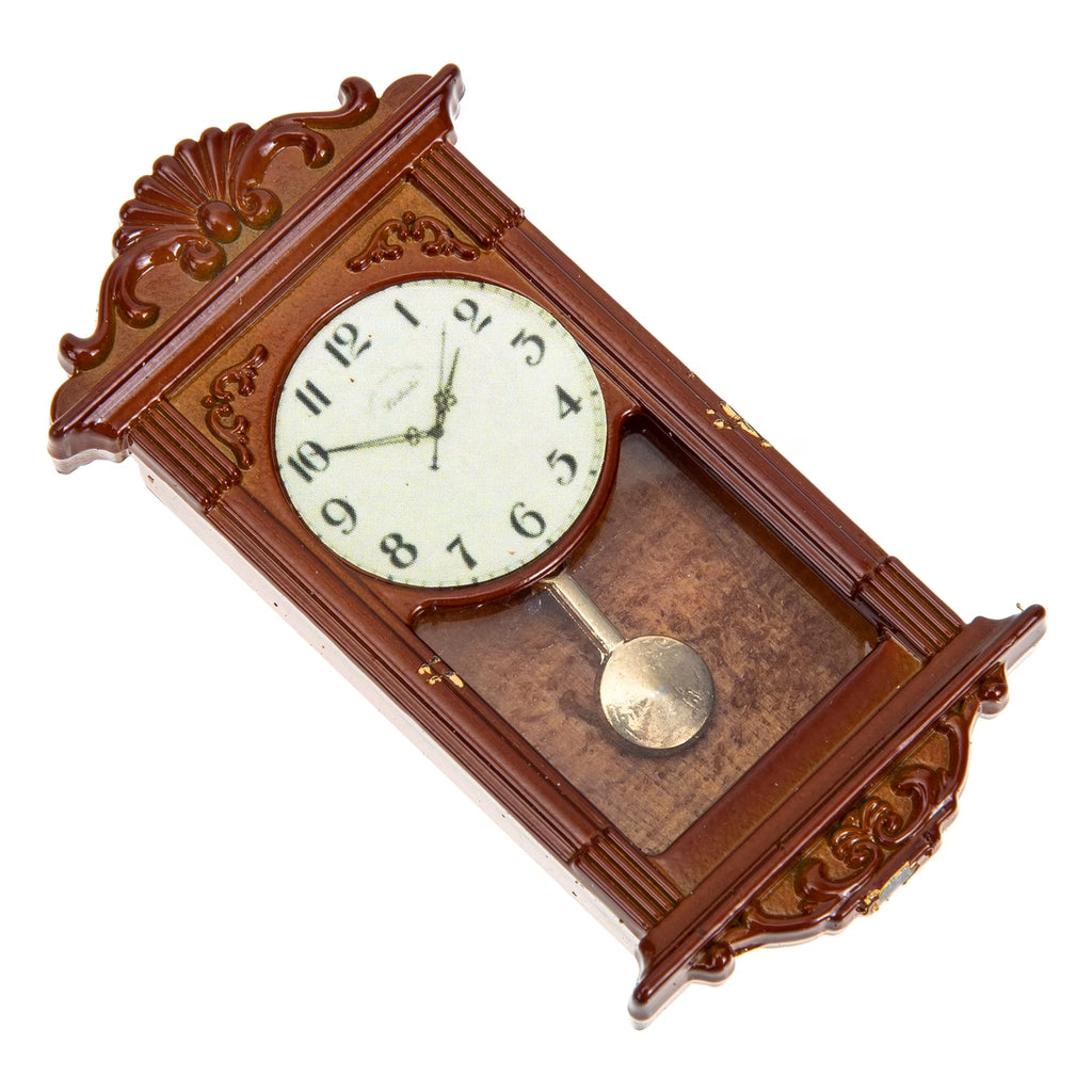 Mini Hanging Metal Doll House Clock Toy X841