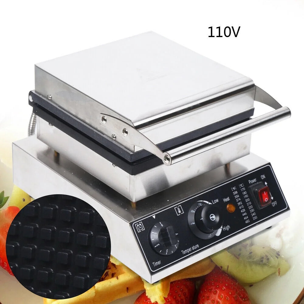 4Pcs Nonstick Electric Belgian Waffle Maker Machine S6451
