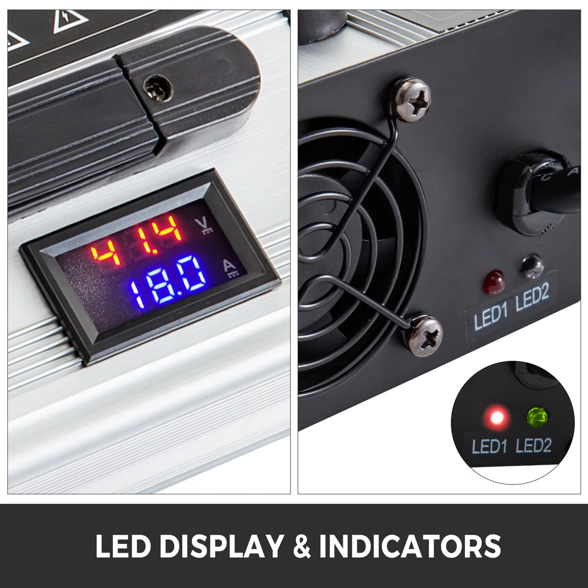 36V 18A Golf Cart Battery Charger with LED Indicator Lights N608911