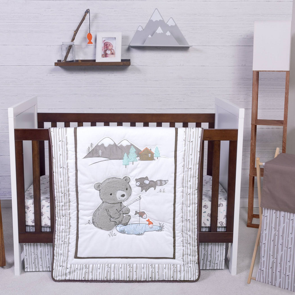3 Piece Crib Bedding Set T154