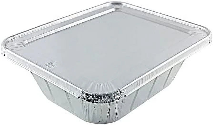 Aluminum Disposable Pan with Alum Lid (20 Qty) F161434