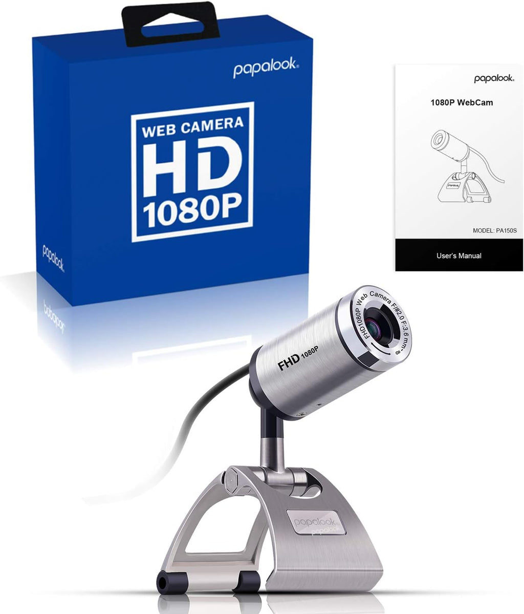 Full HD 1080P Webcam with Built-in Mic J38074