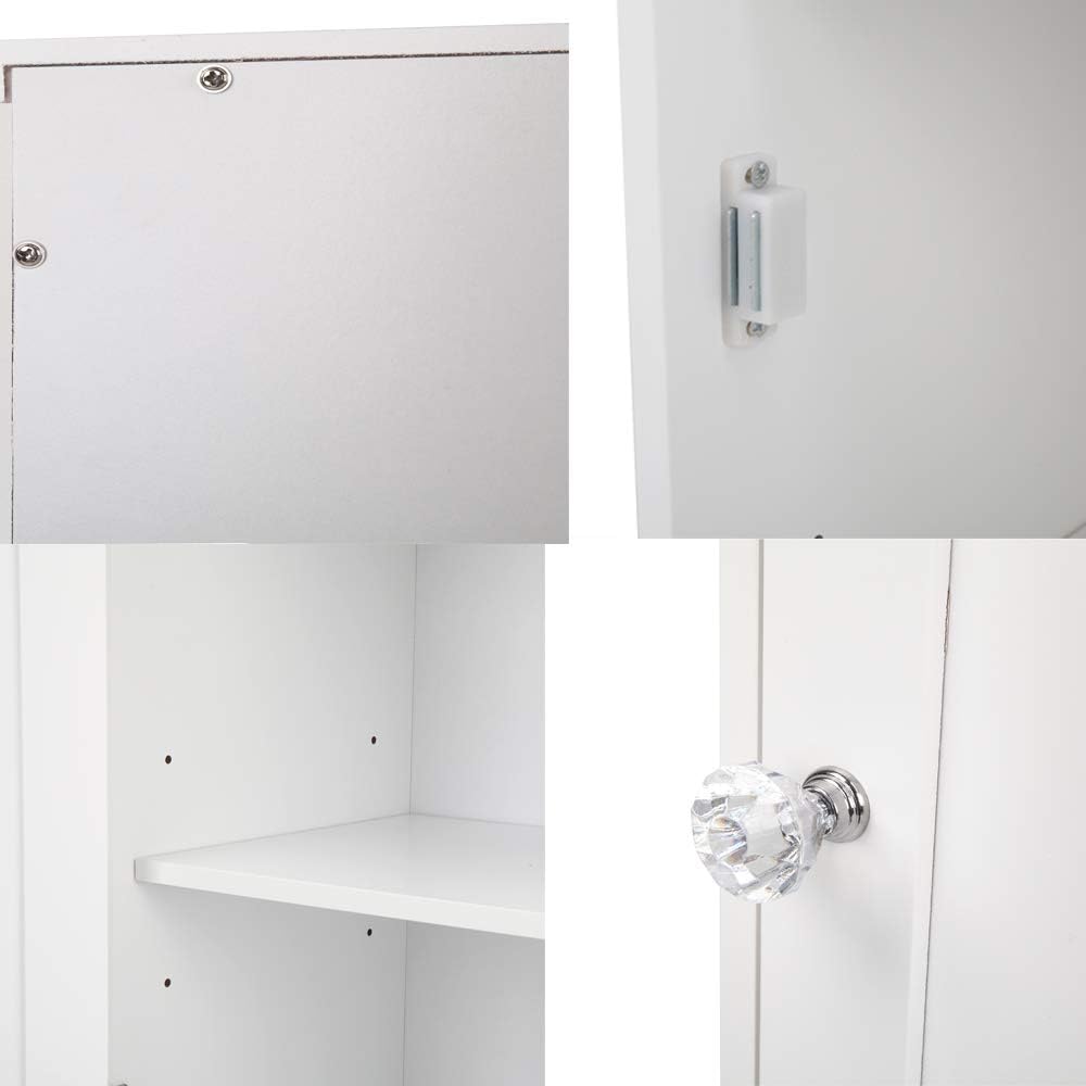 Bathroom Floor Cabinet with Adjustable Shelves B3172