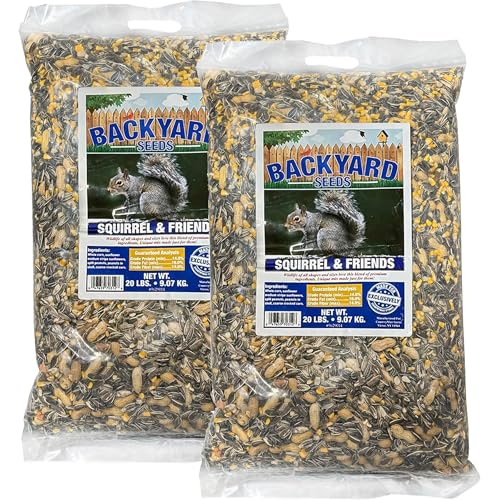 8 lb Squirrel & Chipmunk Food Mix with Sunflower Seeds, Peanuts & Corn J223751