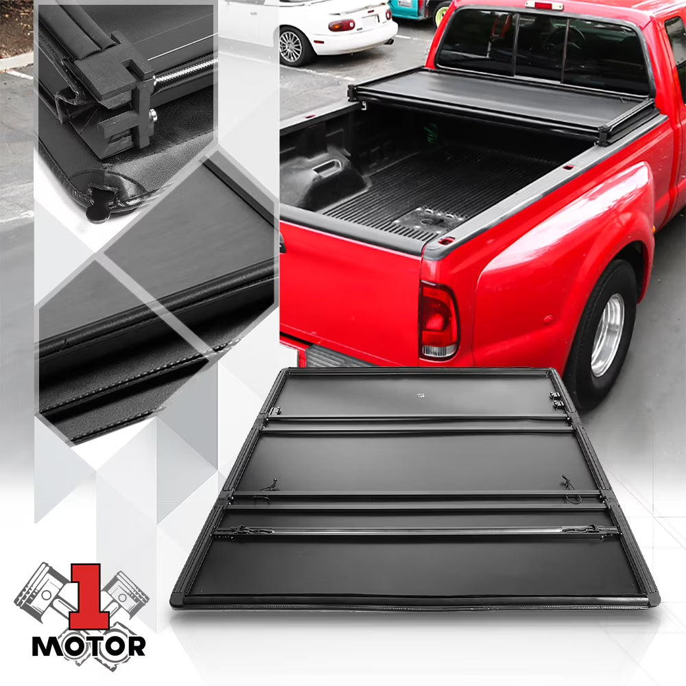 Tri-Fold Soft Tonneau Cover for Toyota Tacoma U5233