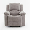 Ash Grey Microfiber Glider Rocker Recliner I694
