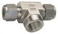 Stainless Steel Compression Tube Female Branch Tee B732