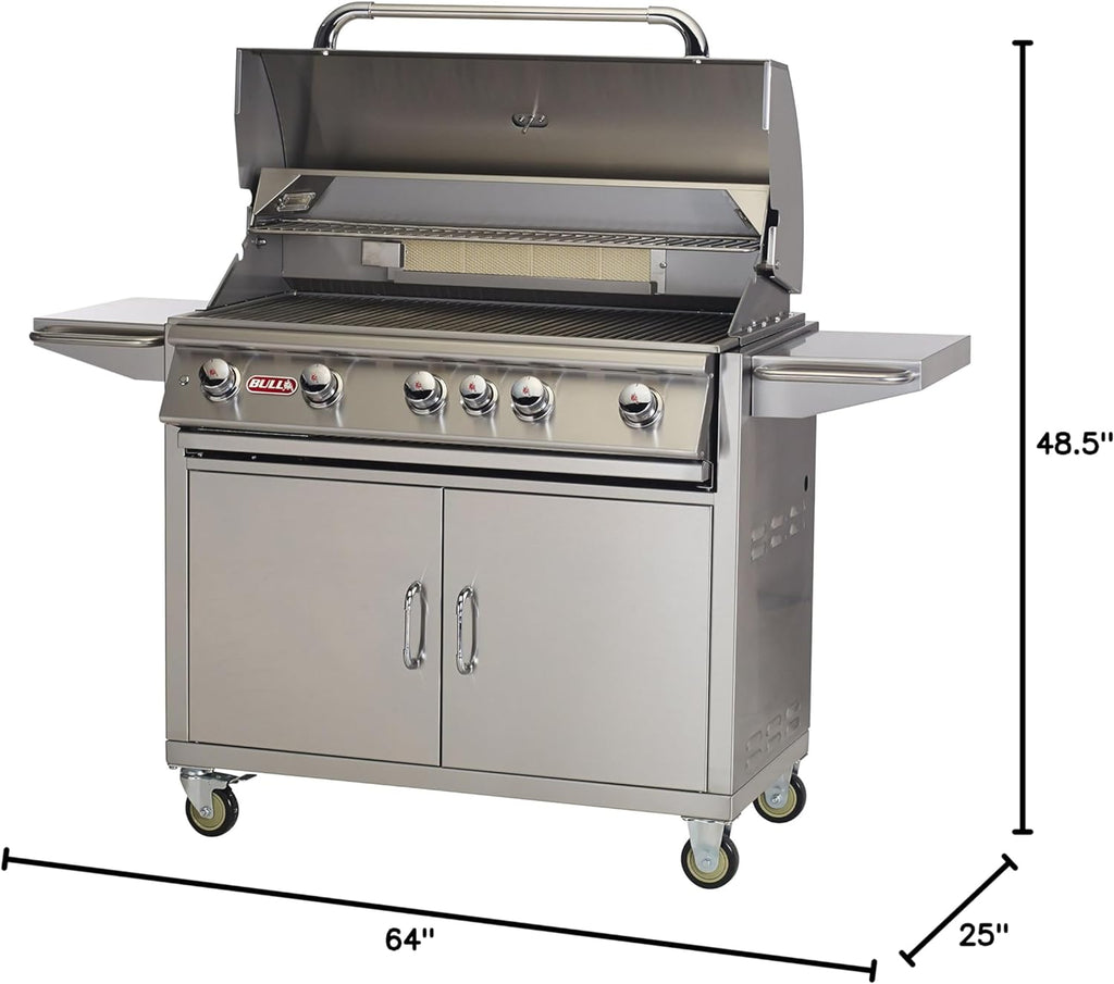 5-Burner Propane Gas Grill with Cabinet M406