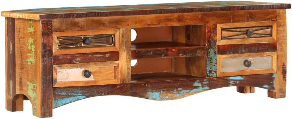 Solid Reclaimed Wood TV Cabinet X564