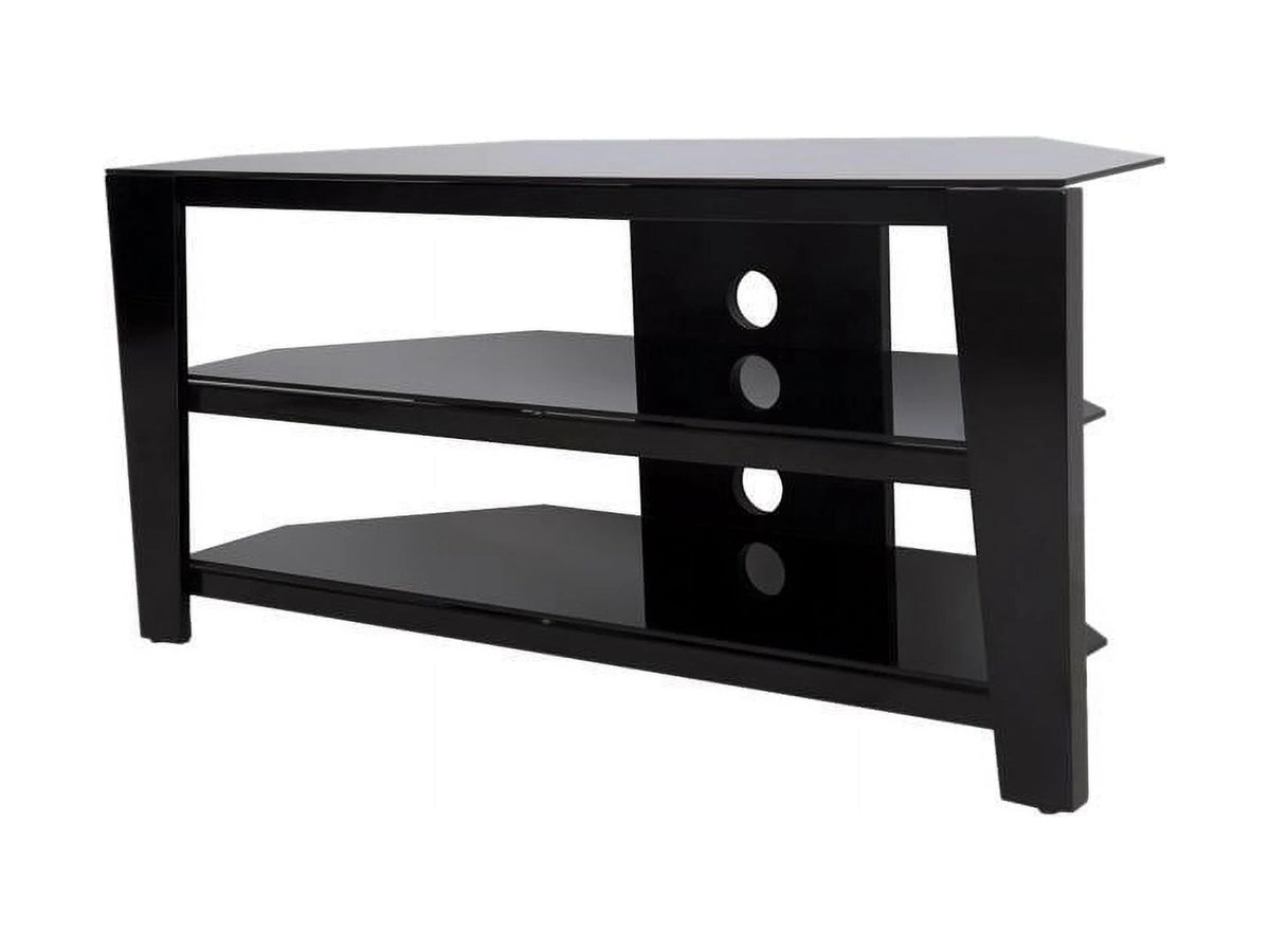 Gloss Black TV Floor Stand N8367