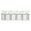 Glass Wood Candle Holder T93360