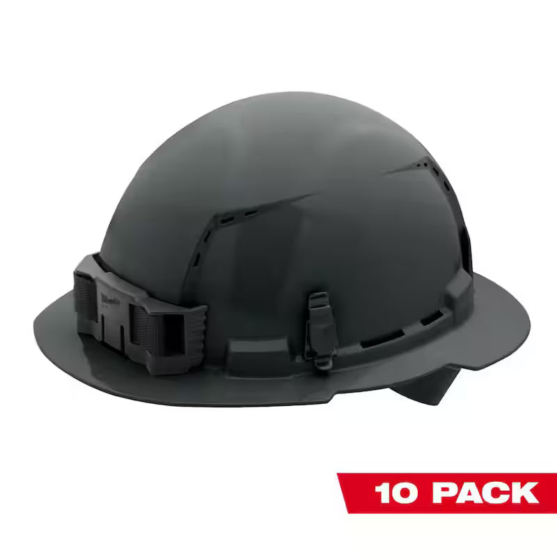 Gray Type 1 Class C Vented Hard Hat 10-Pack I70271