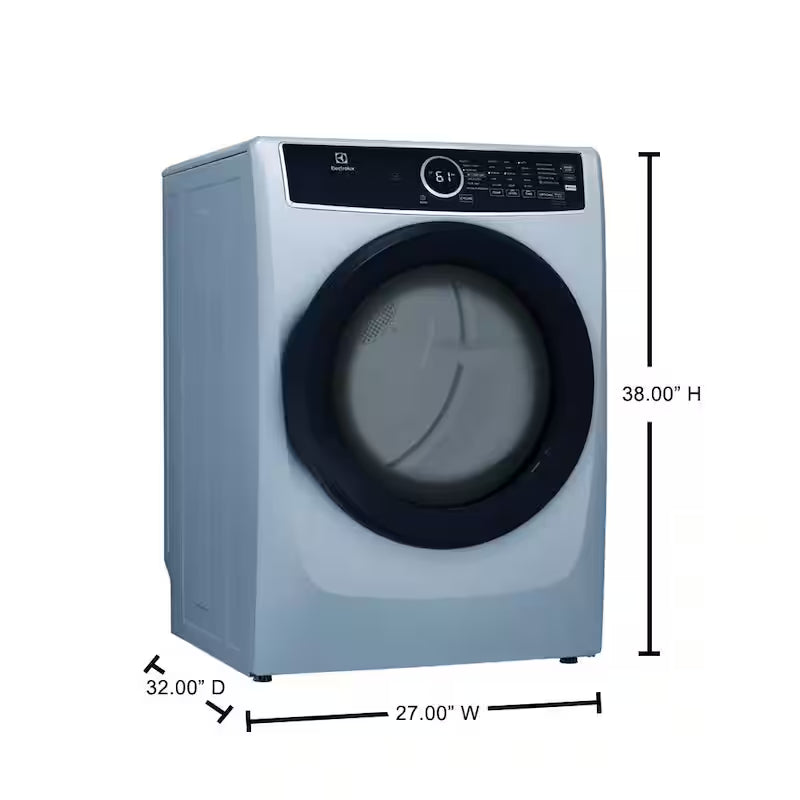 Electric Dryer with Instant Refresh in Glacier Blue M9541
