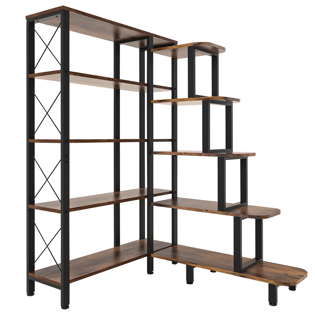Large Reversible 5 Tier Corner Bookshelf D21489