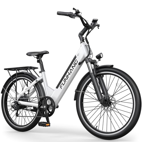 26" Step Thru Electric Bicycle with 48V Removable Battery B712107