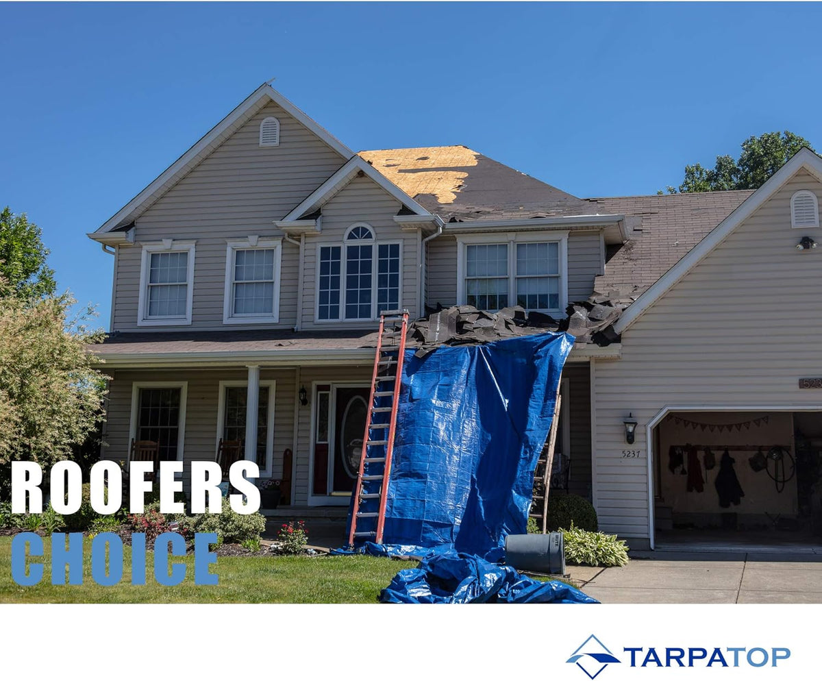 30X40 Waterproof Multi-Purpose Poly Tarp Blue A66161