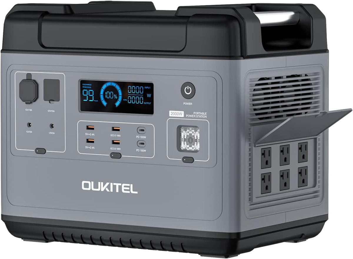 2000W Portable Power Station 2000Wh LiFePO4 C9312