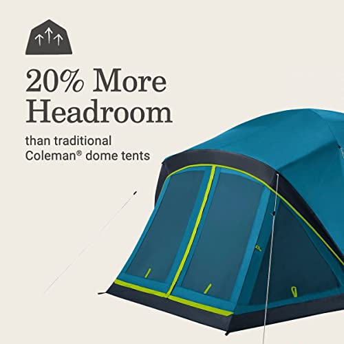 4/6 Person Weatherproof Camping Tent with Screened Porch W87425