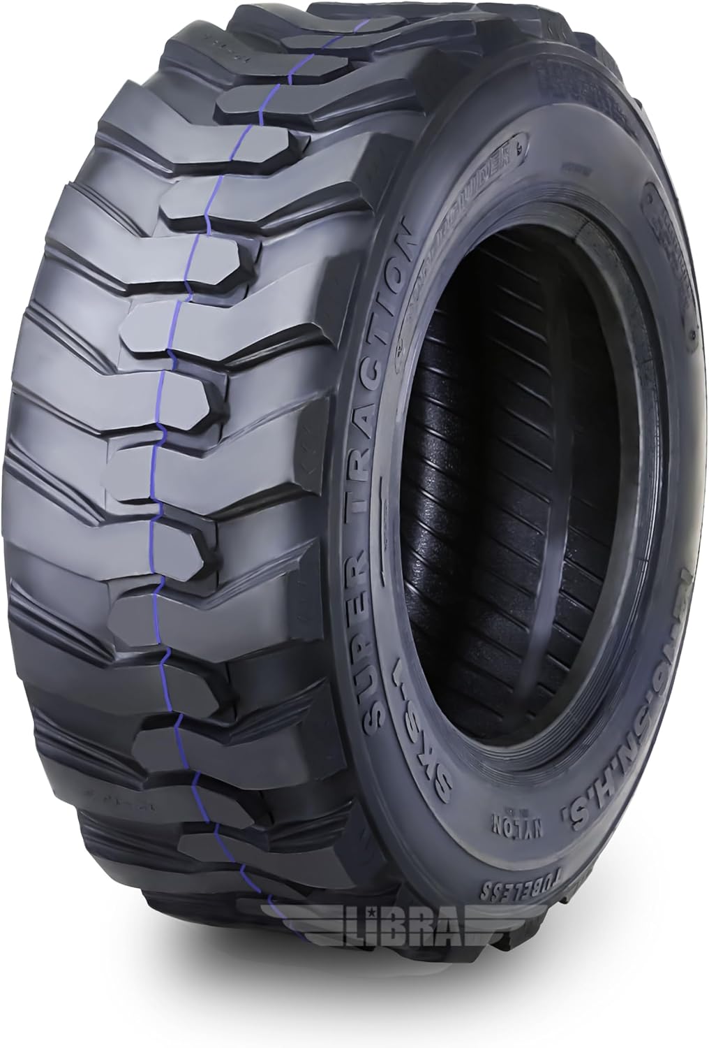 12-16.5 12 Ply Skid Steer Tire with Rim Guard O60638