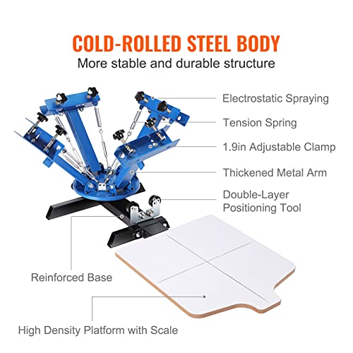 1 Color 1 Station Screen Printing Press, 21.2x17.7in M108228