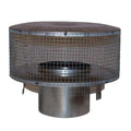 Round Chimney Cap with Mesh Screen P371