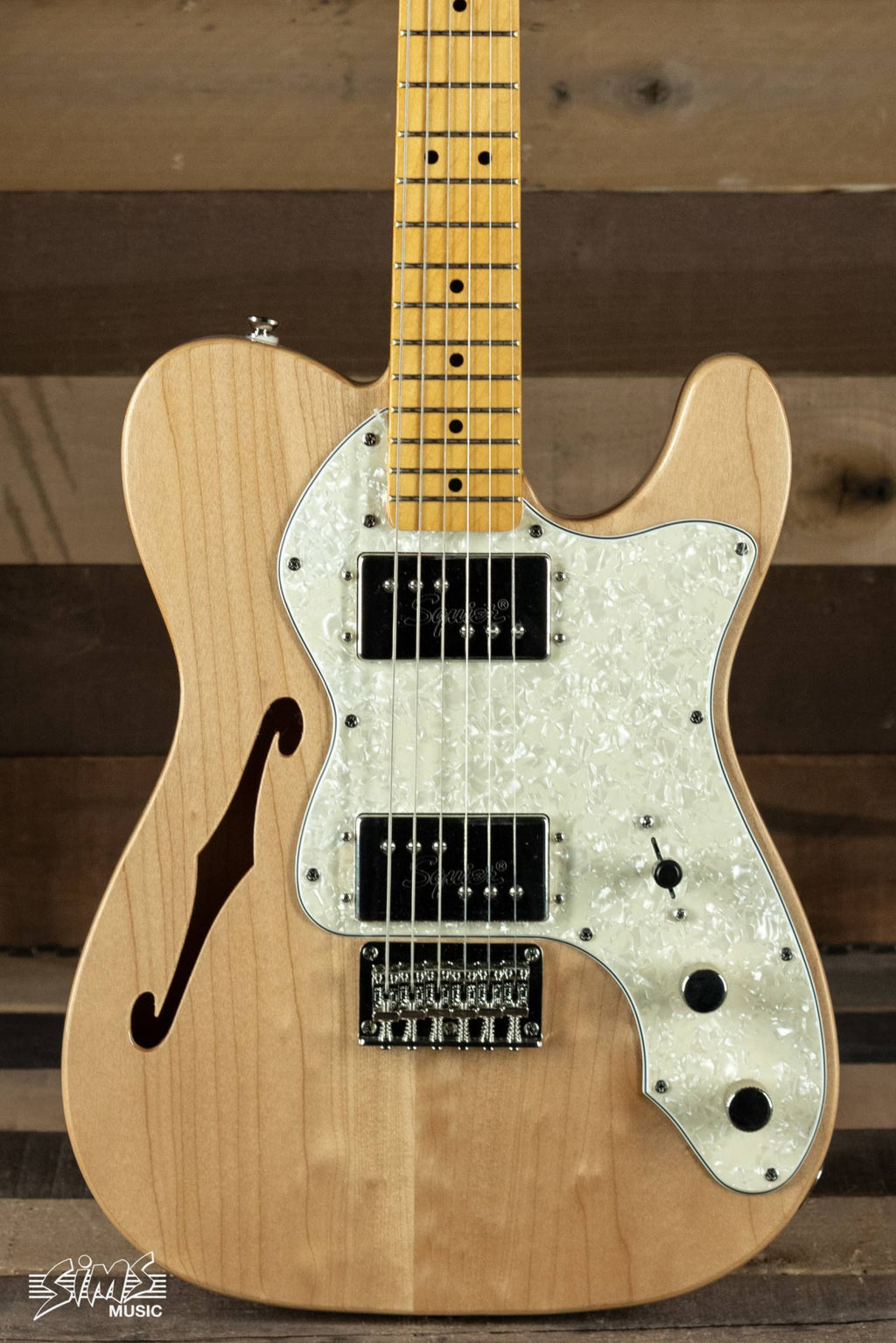 Natural Telecaster Thinline Guitar X5707